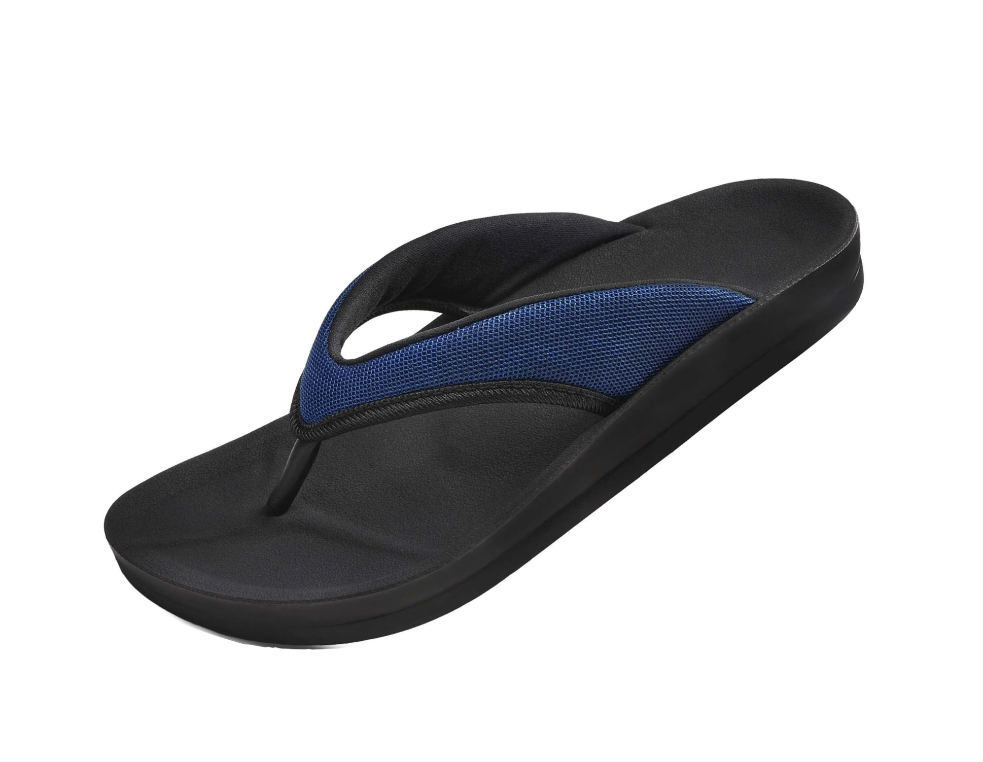 Aerothotic Women's Comfortable Thong Sandal, Enhalus, Navy (L0619)